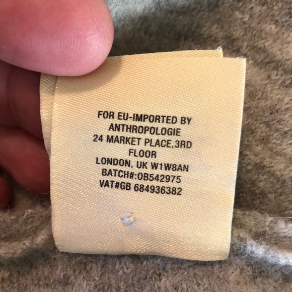 Anthropologie Knitted & Knotted size Medium Painted Floral Soft Cozy $178 NEW - Picture 16 of 16